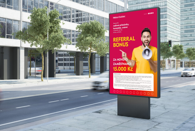 Marketing formou tištěné reklamy (Náborové kampaně, Billboardy, CLV, Letáky, Mesh Bannery, Rollupy, Brožury, Prezentace)